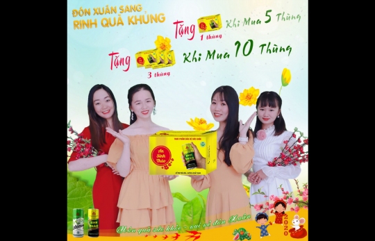 ĐÓN XUÂN SANG RINH QUÀ KHỦNG TỪ NƯỚC UỐNG THẢO DƯỢC TRƯỜNG SINH